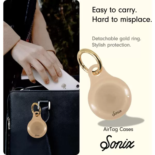 Sonix Cases for Apple AirTags with Keychain Barbie  IconicJelly Apricot
