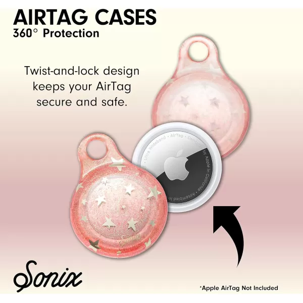 Sonix Cases for Apple AirTags with Keychain Barbie  IconicPink Illusion
