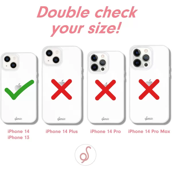 Sonix x Barbie Case for iPhone 14 and iPhone 13  Compatible with MagSafe  10ft Drop Tested  Totally BarbieiPhone 14  iPhone 13 Checkmate Butterfly