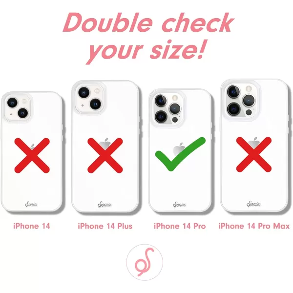 Sonix x Barbie Case for iPhone 14 and iPhone 13  Compatible with MagSafe  10ft Drop Tested  Totally BarbieiPhone 14 Pro Checkmate Butterfly