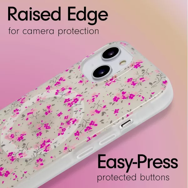 Sonix x Barbie Case for iPhone 15 Pro  Compatible with MagSafe  10ft Drop Tested  IconiciPhone 15  14  13 Cottage Floral