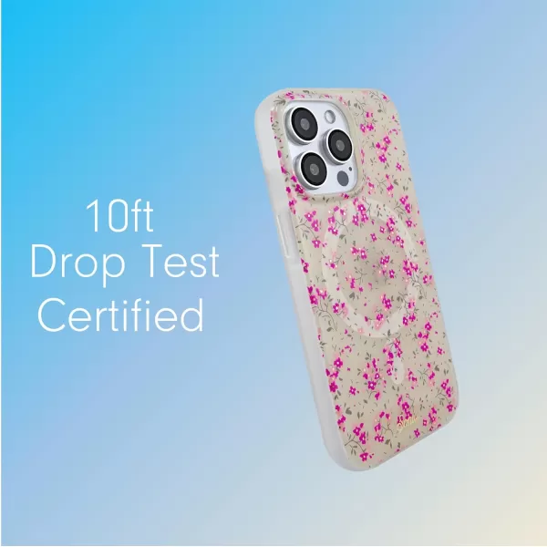 Sonix x Barbie Case for iPhone 15 Pro  Compatible with MagSafe  10ft Drop Tested  IconiciPhone 15 Pro Cottage Floral Pink