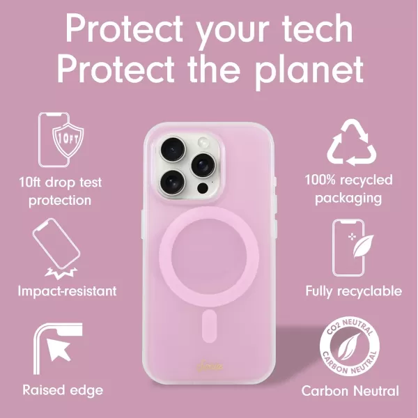 Sonix x Barbie Case for iPhone 15 Pro  Compatible with MagSafe  10ft Drop Tested  IconiciPhone 15 Pro Jelly Pink