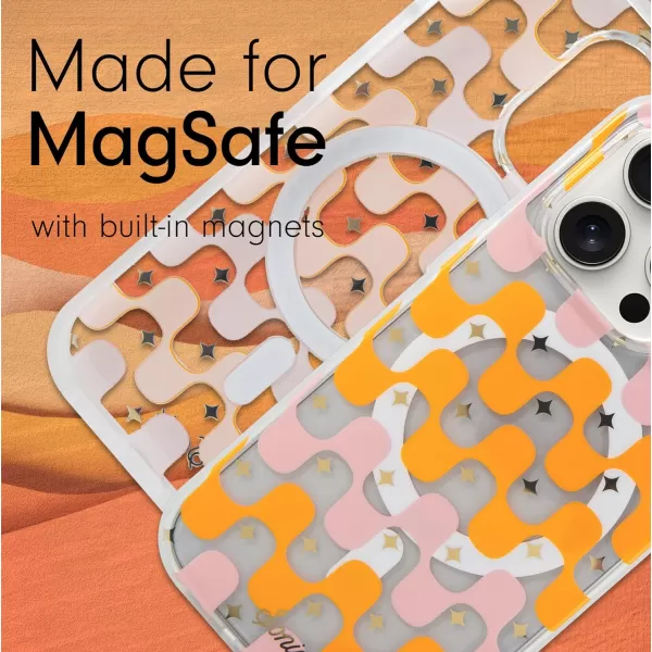 Sonix x Barbie Case for iPhone 15 Pro  Compatible with MagSafe  10ft Drop Tested  IconiciPhone 15 Pro Max Retro Stripe