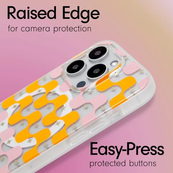 Sonix x Barbie Case for iPhone 15 Pro  Compatible with MagSafe  10ft Drop Tested  IconiciPhone 15 Pro Max Retro Stripe