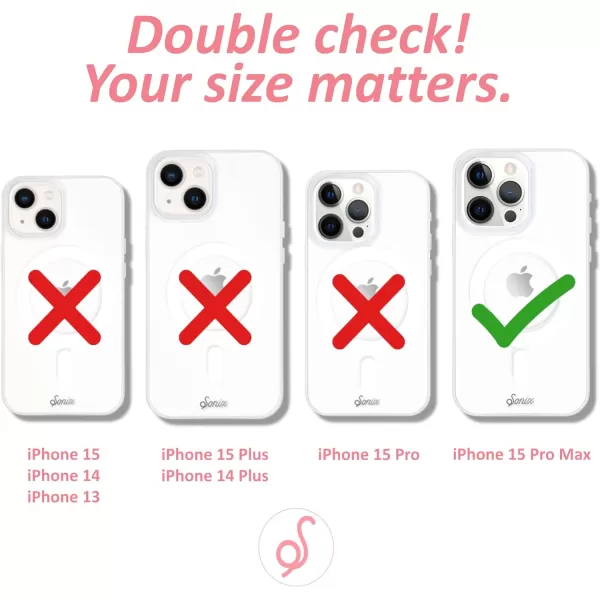 Sonix x Barbie Case for iPhone 15 Pro  Compatible with MagSafe  10ft Drop Tested  IconiciPhone 15 Pro Max Retro Stripe