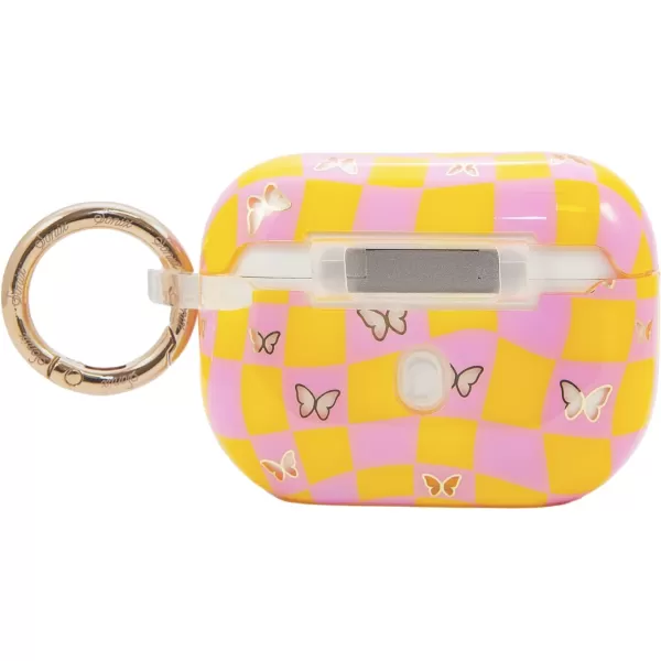 Sonix x Barbie Hard AirPods Pro Case with Keychain for AirPods Pro Palm ParadiseCheckmate Butterfly