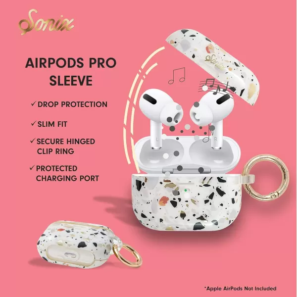 Sonix x Barbie Hard AirPods Pro Case with Keychain for AirPods Pro Palm ParadiseConfetti