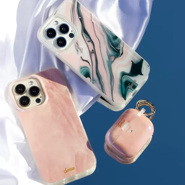 Sonix x Barbie Hard AirPods Pro Case with Keychain for AirPods Pro Palm ParadiseMother of Pearl