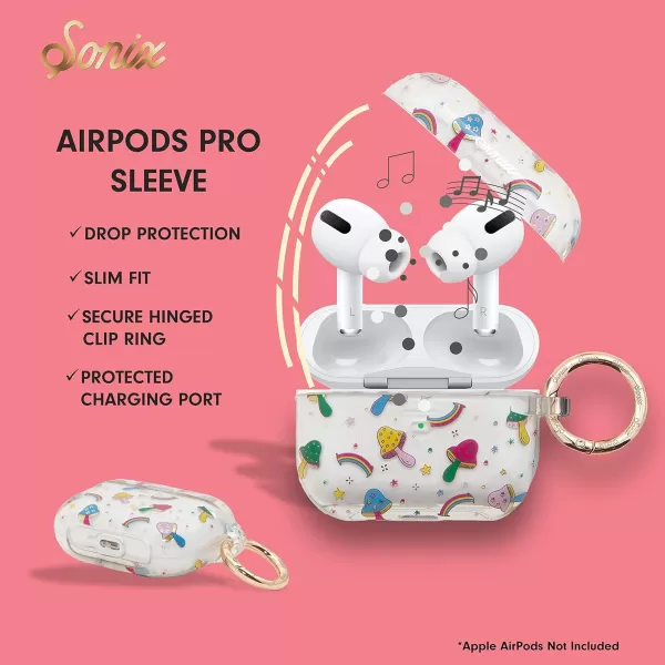 Sonix x Barbie Hard AirPods Pro Case with Keychain for AirPods Pro Palm ParadiseMush Love