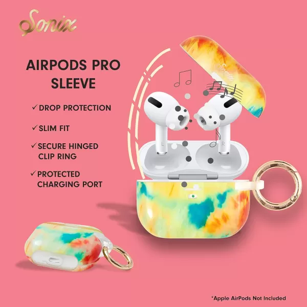 Sonix x Barbie Hard AirPods Pro Case with Keychain for AirPods Pro Palm ParadiseOrange Glow