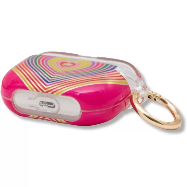 Sonix x Barbie Hard AirPods Pro Case with Keychain for AirPods Pro Palm ParadiseRainbow Hearts