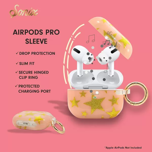 Sonix x Barbie Hard AirPods Pro Case with Keychain for AirPods Pro Palm ParadiseStarry Tort Pink