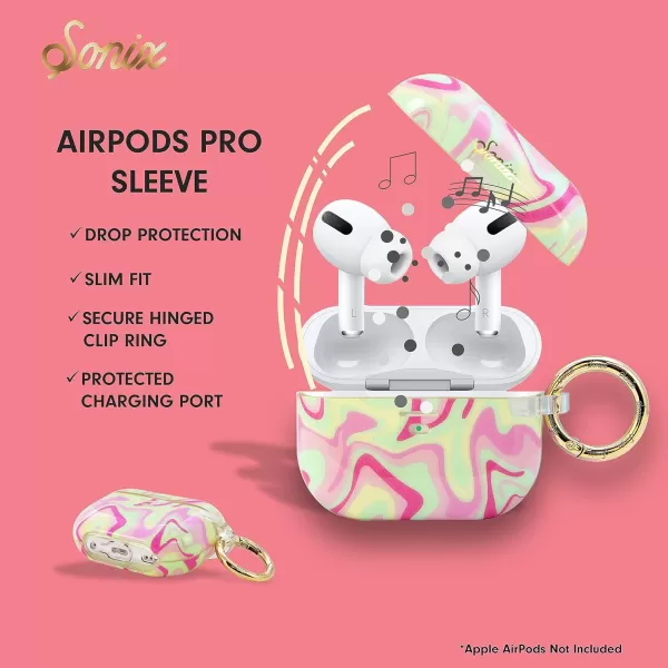 Sonix x Barbie Hard AirPods Pro Case with Keychain for AirPods Pro Palm ParadiseStrawberry Matcha