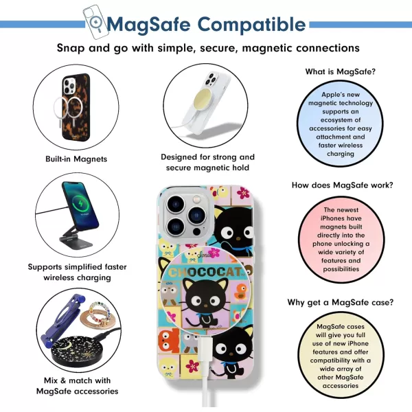 Sonix x Barbie Phone Case for iPhone 13 Pro Max  12 Pro Max  Compatible with MagSafe  10ft Drop Tested  Vintage BarbieCool Like Chococat