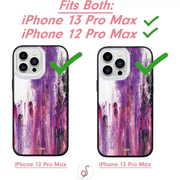 Sonix x Barbie Phone Case for iPhone 13 Pro Max  12 Pro Max  Compatible with MagSafe  10ft Drop Tested  Vintage BarbieGlitter  Purple Rain MS