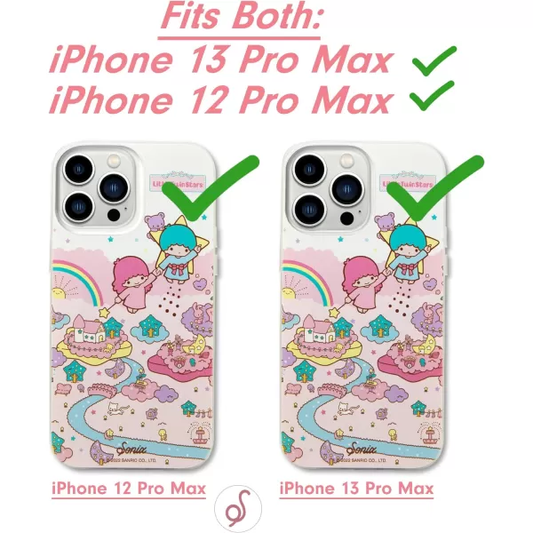 Sonix x Barbie Phone Case for iPhone 13 Pro Max  12 Pro Max  Compatible with MagSafe  10ft Drop Tested  Vintage BarbieLittle Twin Stars