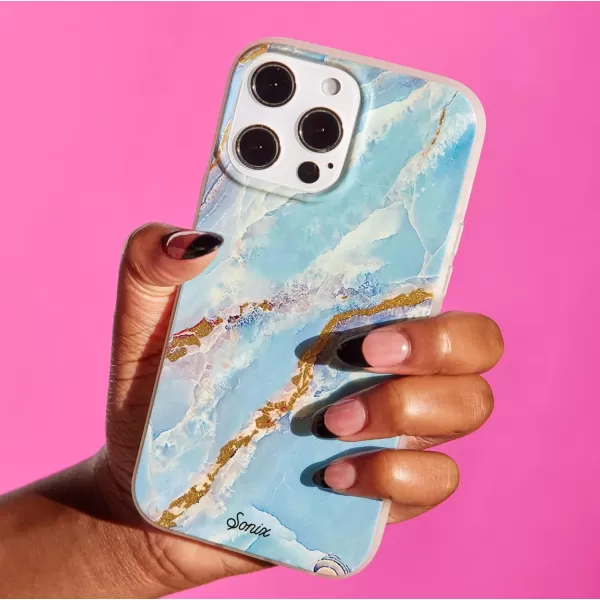 Sonix x Barbie Phone Case for iPhone 13 Pro Max  12 Pro Max  Compatible with MagSafe  10ft Drop Tested  Vintage BarbieMarble  Ice Blue Marble MS