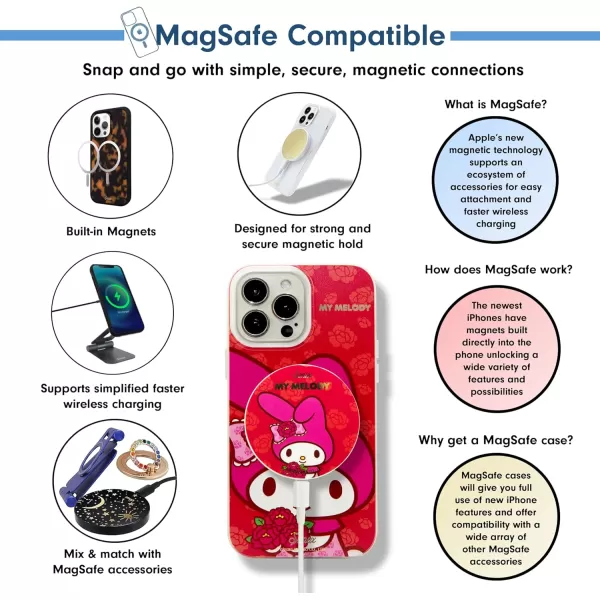 Sonix x Barbie Phone Case for iPhone 13 Pro Max  12 Pro Max  Compatible with MagSafe  10ft Drop Tested  Vintage BarbieMy Melody Peonies