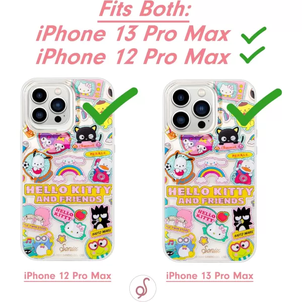 Sonix x Barbie Phone Case for iPhone 13 Pro Max  12 Pro Max  Compatible with MagSafe  10ft Drop Tested  Vintage BarbieSanrio  Hello Kitty Sticker Party