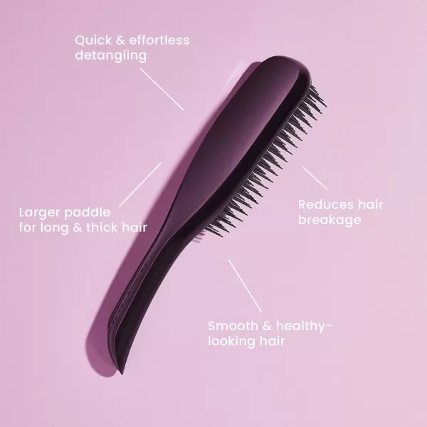 Tangle Teezer x Barbie The Ultimate Detangling Brush Dry and Wet Hair Brush Detangler for All Hair Types Totally PinkBlack Gloss Large Ultimate Detangler