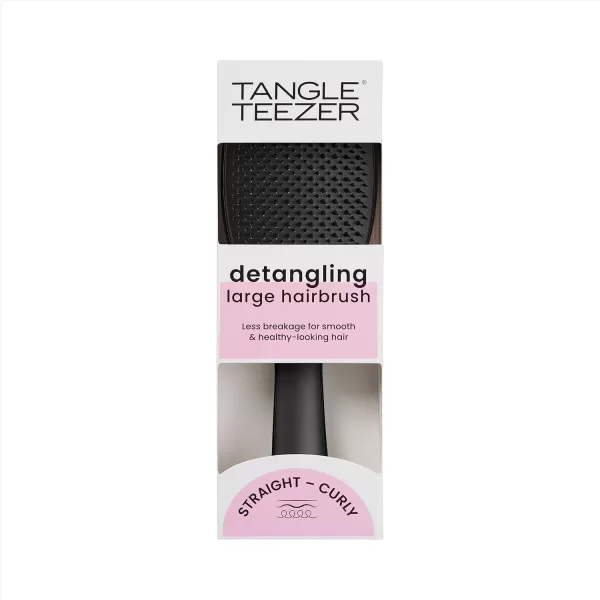 Tangle Teezer x Barbie The Ultimate Detangling Brush Dry and Wet Hair Brush Detangler for All Hair Types Totally PinkBlack Gloss Large Ultimate Detangler