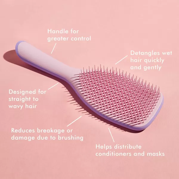 Tangle Teezer x Barbie The Ultimate Detangling Brush Dry and Wet Hair Brush Detangler for All Hair Types Totally PinkBubble Gum Large Ultimate Detangler