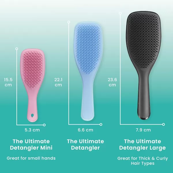 Tangle Teezer x Barbie The Ultimate Detangling Brush Dry and Wet Hair Brush Detangler for All Hair Types Totally PinkDenim Blues Ultimate Detangler