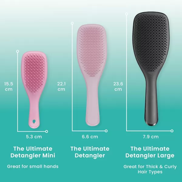 Tangle Teezer x Barbie The Ultimate Detangling Brush Dry and Wet Hair Brush Detangler for All Hair Types Totally PinkMillennial Pink Ultimate Detangler