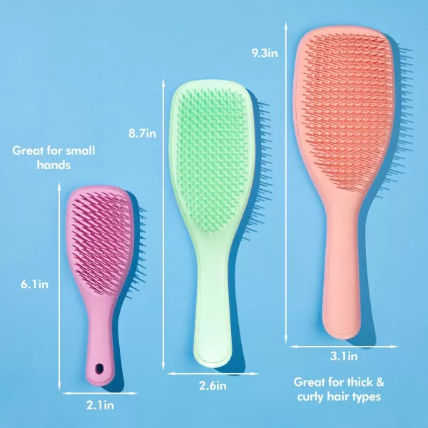 Tangle Teezer x Barbie The Ultimate Detangling Brush Dry and Wet Hair Brush Detangler for All Hair Types Totally PinkMint Karma Ultimate Detangler