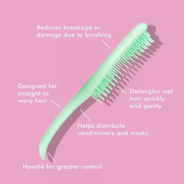 Tangle Teezer x Barbie The Ultimate Detangling Brush Dry and Wet Hair Brush Detangler for All Hair Types Totally PinkMint Karma Ultimate Detangler