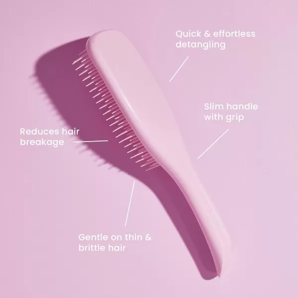 Tangle Teezer x Barbie The Ultimate Detangling Brush Dry and Wet Hair Brush Detangler for All Hair Types Totally PinkPink Dust Fine and Fragile