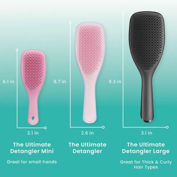 Tangle Teezer x Barbie The Ultimate Detangling Brush Dry and Wet Hair Brush Detangler for All Hair Types Totally PinkPink Lilac Ultimate Detangler