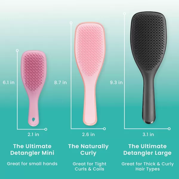 Tangle Teezer x Barbie The Ultimate Detangling Brush Dry and Wet Hair Brush Detangler for All Hair Types Totally PinkPink Mango Naturally Curly Ultimate Detangler