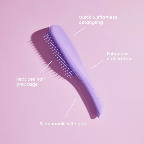 Tangle Teezer x Barbie The Ultimate Detangling Brush Dry and Wet Hair Brush Detangler for All Hair Types Totally PinkPink Mango Naturally Curly Ultimate Detangler