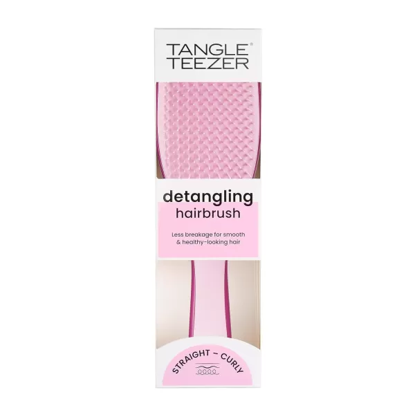 Tangle Teezer x Barbie The Ultimate Detangling Brush Dry and Wet Hair Brush Detangler for All Hair Types Totally PinkRaspberyy Rouge Ultimate Detangler