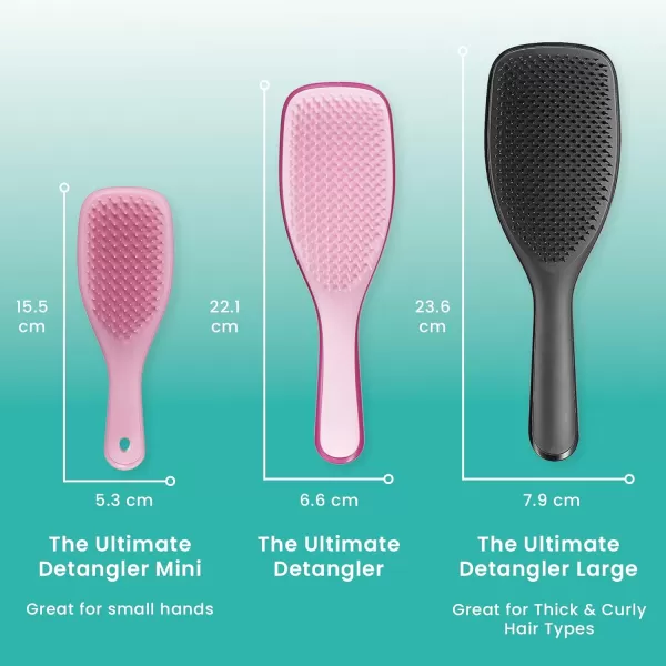 Tangle Teezer x Barbie The Ultimate Detangling Brush Dry and Wet Hair Brush Detangler for All Hair Types Totally PinkRaspberyy Rouge Ultimate Detangler