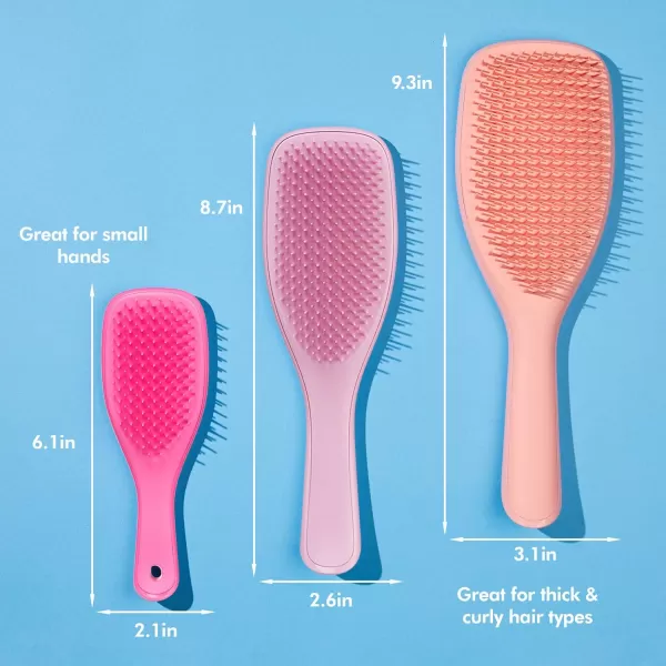 Tangle Teezer x Barbie The Ultimate Detangling Brush Dry and Wet Hair Brush Detangler for All Hair Types Totally PinkRosebud Ultimate Detangler