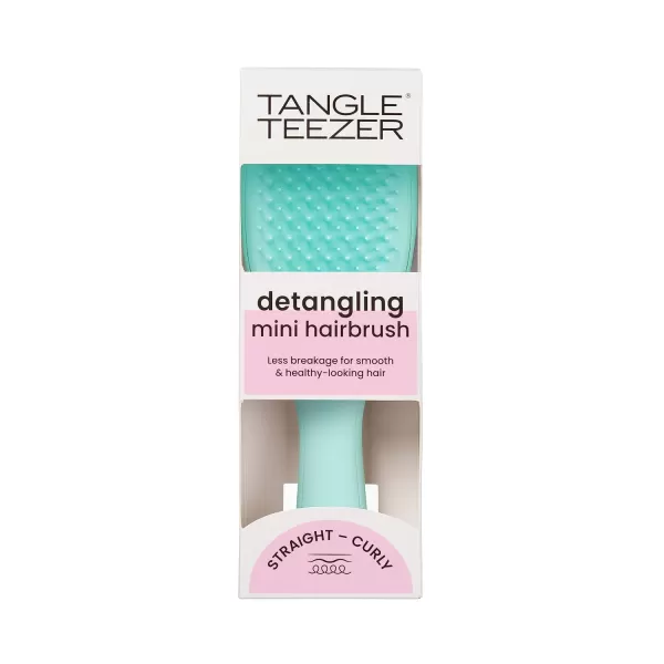 Tangle Teezer x Barbie The Ultimate Detangling Brush Dry and Wet Hair Brush Detangler for All Hair Types Totally PinkSea Green Mini Ultimate Detangler