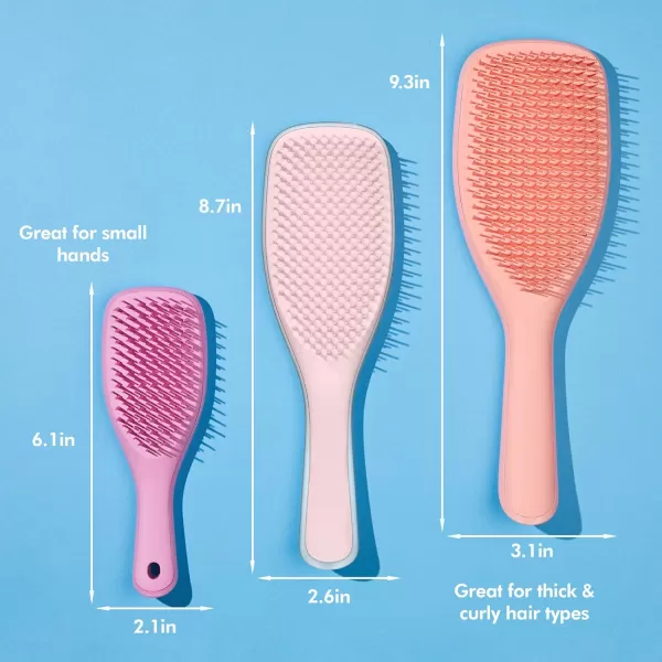 Tangle Teezer x Barbie The Ultimate Detangling Brush Dry and Wet Hair Brush Detangler for All Hair Types Totally PinkSky Blue Cupid Ultimate Detangler