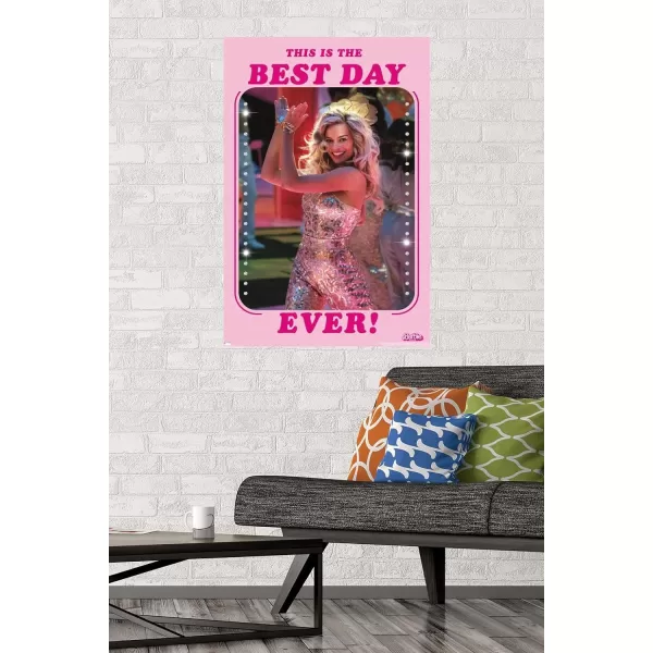 Trends International Mattel Barbie The MovieBest Day Ever Wall Poster 2237 x 3400 Unframed VersionTrends International Mattel Barbie The MovieBest Day Ever Wall Poster 2237 x 3400 Unframed Version