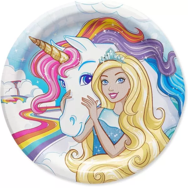 American Greetings Barbie Party Supplies Paper Dinner Plates 36CountPaper Dinner Plates