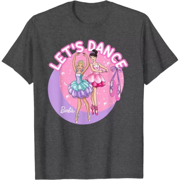 Barbie  Ballerina Barbie Lets Dance TShirtDark Heather Grey