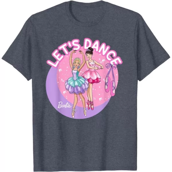 Barbie  Ballerina Barbie Lets Dance TShirtHeather Blue