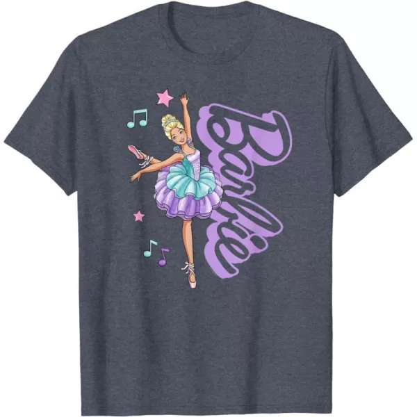 Barbie  Barbie Ballerina  Love Ballet TShirtHeather Blue