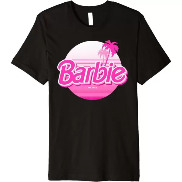 Barbie  Barbie Summer Logo Premium TShirtBlack