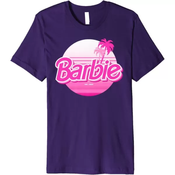 Barbie  Barbie Summer Logo Premium TShirtPurple