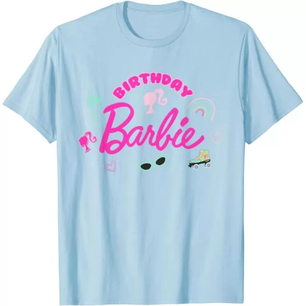 Barbie  Birthday Barbie Icons TShirtBaby Blue