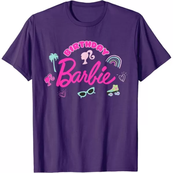 Barbie  Birthday Barbie Icons TShirtPurple