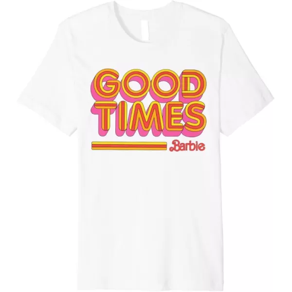 Barbie  Good Times Premium TShirtWhite